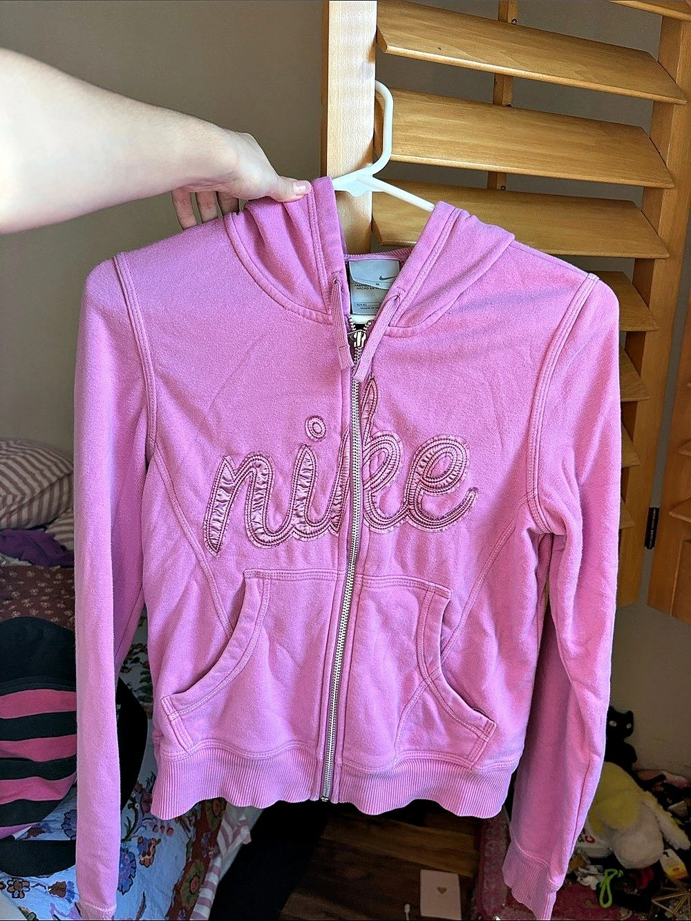 Nike Pink Zip-Up Hoodie